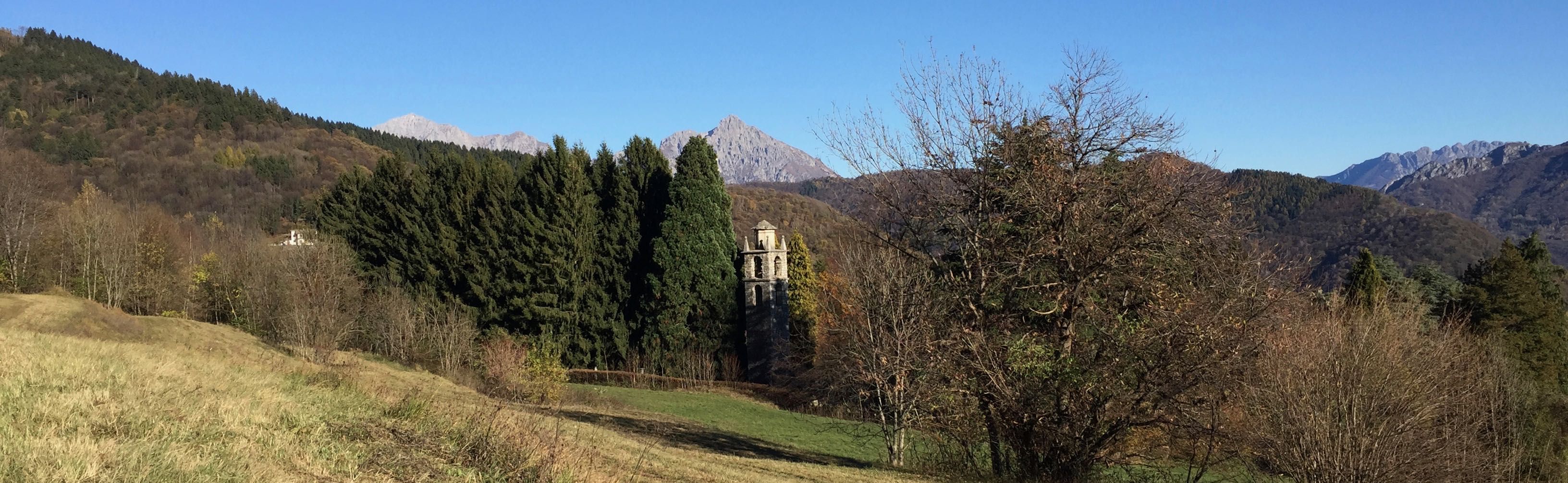 Caglio, i prati di Santa Valeria